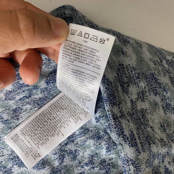 ATHLETA Elation Textured 7/8 Tight Legging Women’s Blue Size 3X. - Picture 8 of 13